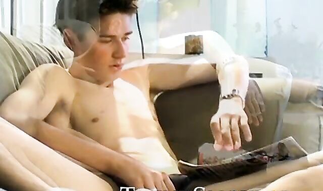 Smoking cig and a gentle cock massage by stunning Shane Allen