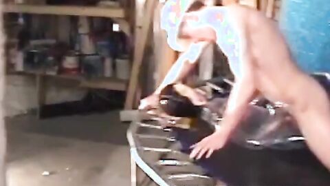 Handsome amateur young gay fucking sex doll with big dick
