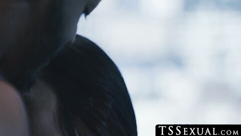 TSSexual.com - Curvy tgirl Khloe Kay endures a balls deep pounding ending in cum