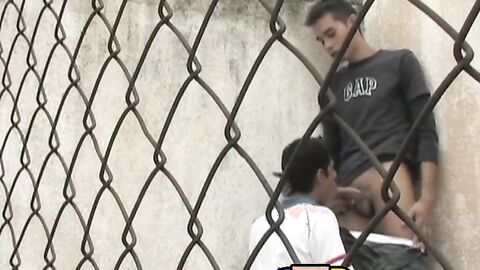 Skinny big cocked Latino twinks bareback and cum after sex