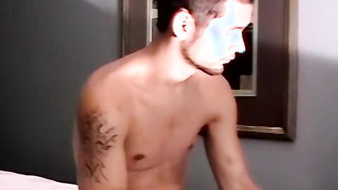 Mature gays mouth filled with cum by a young amateur