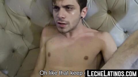 POV of a young Latino blowjob before fervent breeding