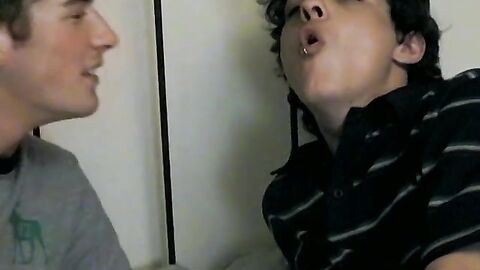 Chainsmokers Shane Allen and David Reed go wild in an intense cock sucking and ass fu