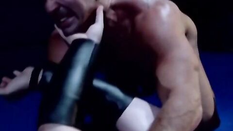 Hunky man Bryce Pierce tugs a sexy man nipples and smacks him
