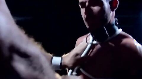 Hunky man Bryce Pierce tugs a sexy man nipples and smacks him