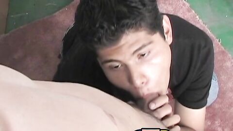 Young Latino twinks fucking raw after sucking big hard dicks