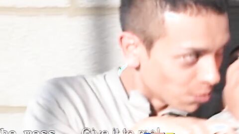 Sexy little twink becomes a prison bitch for a mature guy