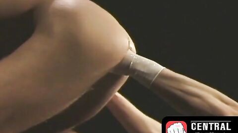 CentralFisting.com - Kinky gay strokes his cock while enduring a hardcore fist fuckin