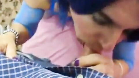 Crossdresser Deepthroats a Big Cock