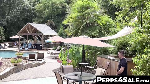 Perps4Sale.com - Aiden Asher and jock Jax Thirio having poolside barebacking