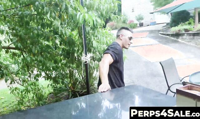 Perps4Sale.com - Aiden Asher and jock Jax Thirio having poolside barebacking