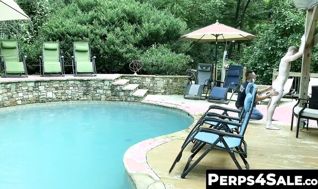 Perps4Sale.com - Aiden Asher and jock Jax Thirio having poolside barebacking