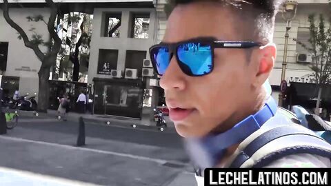 LecheLatinos.com - Pretty young Latino barebacked and fed cum in a steamy POV encount