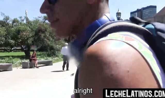 LecheLatinos.com - Pretty young Latino barebacked and fed cum in a steamy POV encount