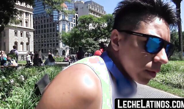 LecheLatinos.com - Pretty young Latino barebacked and fed cum in a steamy POV encount