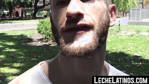 LecheLatinos.com - Bearded Latino's POV raw fuck session with a horny top