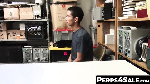 Perps4Sale.com - Skinny gay teen suspect blows cops huge cock to get home