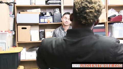 SayUncleNetwork.Com - Handsome Gay Thief Eager To Suck And Fuck BBC To Avoid Jail