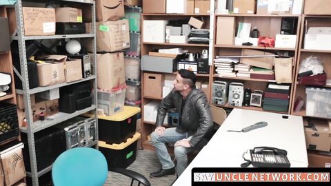 SayUncleNetwork.Com - Handsome Gay Thief Eager To Suck And Fuck BBC To Avoid Jail