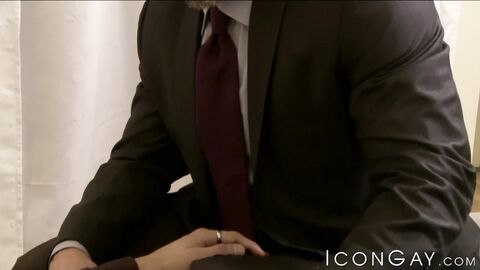 Tempting Ty Roderick exerts his dominance over Dirk Cabers butt