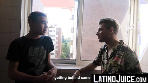 LatinoJuice.com - Skinny twink Ayun rammed by straight Latino Edipo Rey