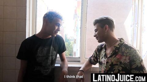 LatinoJuice.com - Skinny twink Ayun rammed by straight Latino Edipo Rey