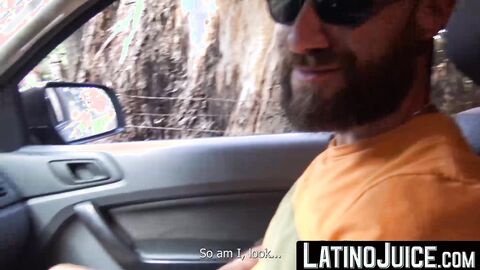 LatinoJuice.com - Hairy Latino Rodrigo El Santo rides Pablo X dick outdoors
