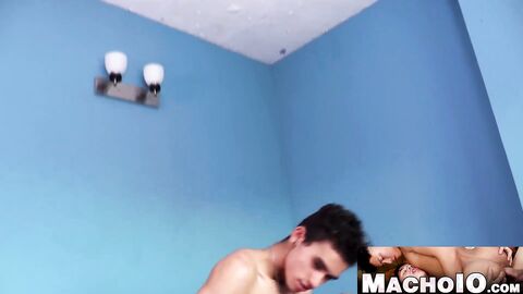 MachoIO.com - Tomas strips naked and pumps a load from his big dick