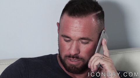 Inked hunk Michael Roman fucking ass after blowjob