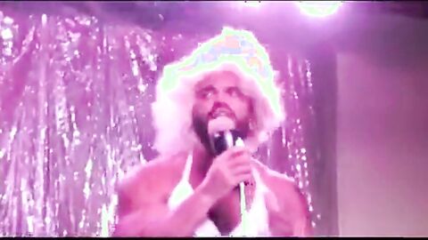 Muscular Bear Stripper with a Huge Cock
