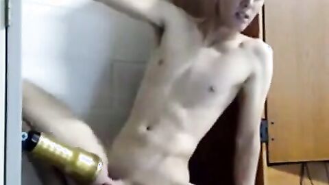 Big Cock Guy's Solo Sex Toy Session