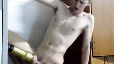 Big Cock Guy's Solo Sex Toy Session