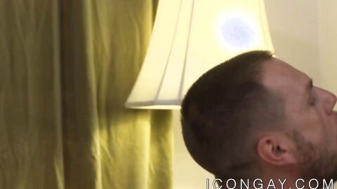 Gay hunk Hans Berlin in passionate interracial ass pounding