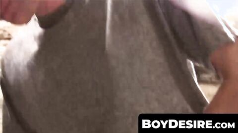 BoyDesire.com - Sexy twink Joe Adams' intense big dick ride and facial cumshot