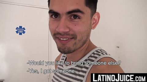 LatinoJuice.com - I removed my torso and reveal my fat dick so horny Jon can taste it