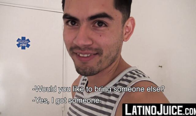 LatinoJuice.com - I removed my torso and reveal my fat dick so horny Jon can taste it