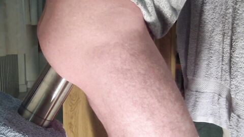 Hard Anal Workout with a Big Dildo - Gay Amateur Video