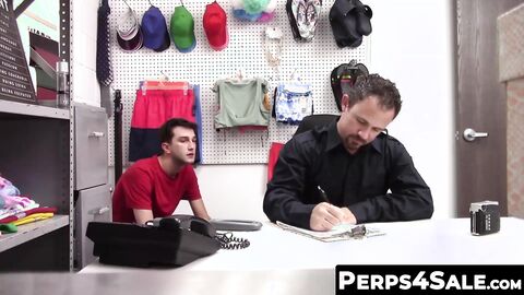 Perps4Sale.com - Tatted twink Gets deep ass pounded deep for Stealing from Store