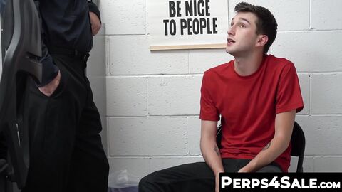 Perps4Sale.com - Tatted twink Gets deep ass pounded deep for Stealing from Store
