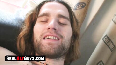 RealAltGuys.com - Hung stud Merdoc enjoys quality time pumping his thick boner