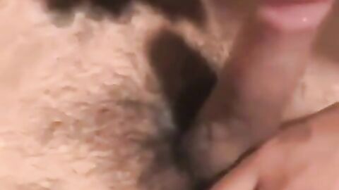 Muscular Bear Strokes Off & Shoots a Load
