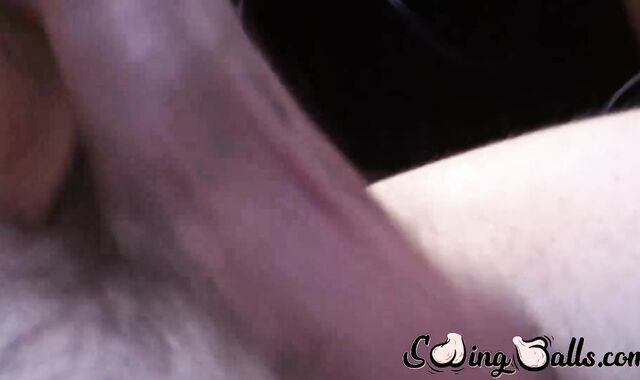 This erotic Oliver Dean has to stroke hard his cock to release sticky jizz