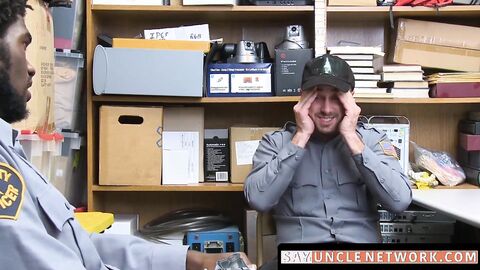 SayUncleNetwork.Com - Security Officer Disciplined And Barebacked By His Black Boss