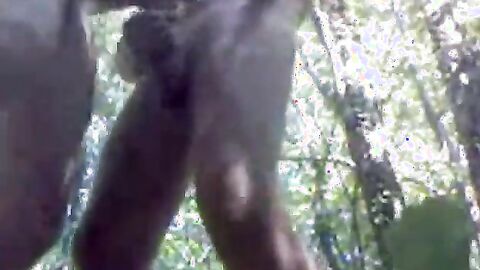 Bareback Daddy Outdoor Fuck