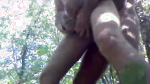 Bareback Daddy Outdoor Fuck