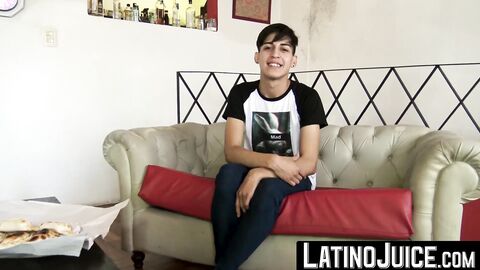 LatinoJuice.com - Gay for pay Felix gobbles my meaty dick until I explode my sticky c