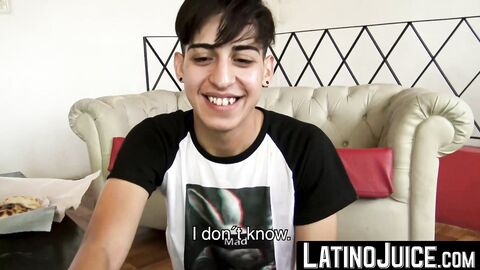 LatinoJuice.com - Gay for pay Felix gobbles my meaty dick until I explode my sticky c