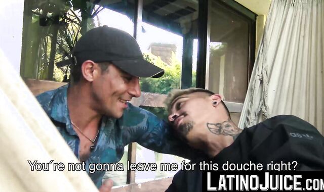 LatinoJuice.com - I skillfuly used my wet tongue to lick and swallow Daves thick long