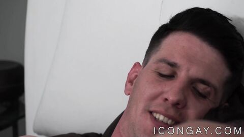 Homo hunk Billy Santoro sucks cock before anal doggystyle