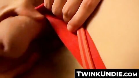 TwinkUndie.com - Twinks Brendan and Ryan's undie swap and passionate stroke